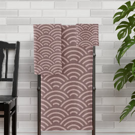 波日本のプリント青海波パタモダンーン バスタオルセット