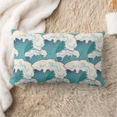 波日本のルーバー装飾用クッション ランバークッション (ブランケット)