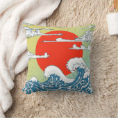 波日本の数 クッション (ブランケット)