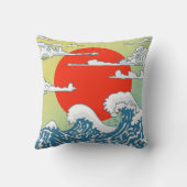 波日本の数 クッション (裏面)