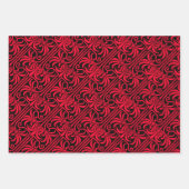 波日本の紋、英語の壁紙、タスペインのイル ラッピングペーパーシート (正面2)