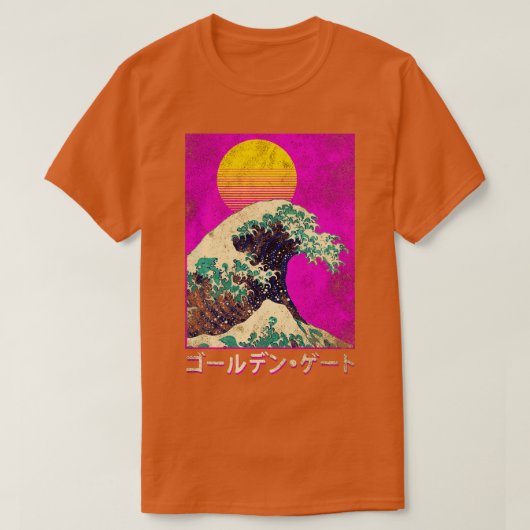 波日本の素晴らし2 Tシャツ (デザイン正面)
