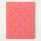 波日本の青海波パタ名門私立校風のーン プランナー手帳 (裏面)