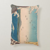 波日本の鳴門ジャグジーのアートワーク アクセントクッション (裏面(縦))