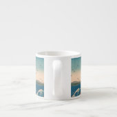 波日本の鳴門ジャグジーのアートワーク エスプレッソカップ (裏面)