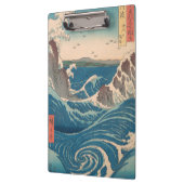 波日本の鳴門ジャグジーのアートワーク クリップボード (左)