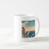 波日本の鳴門ジャグジーのアートワーク コーヒーマグカップ (正面右)