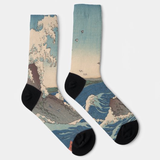 波日本の鳴門ジャグジーのアートワーク ソックス (右)