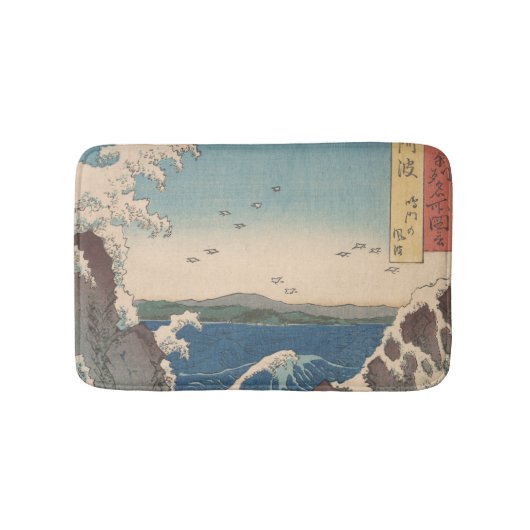 波日本の鳴門ジャグジーのアートワーク バスマット (正面)