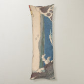 波日本の鳴門ジャグジーのアートワーク ボディピロー (裏面 (縦))