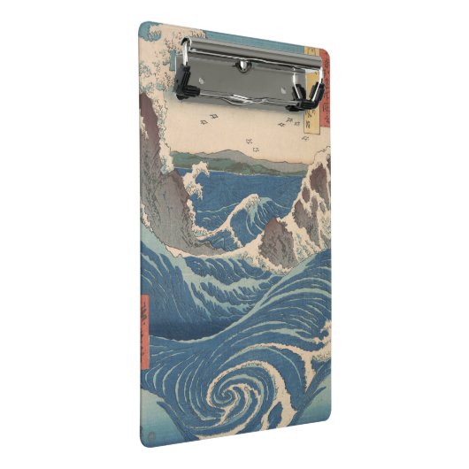 波日本の鳴門ジャグジーのアートワーク ミニクリップボード (アングル)