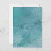 波昇華 | 潮流航海の水青 – 緑 招待状 (裏面)