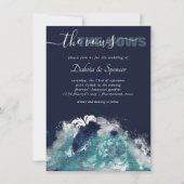 波昇華 | 潮流航海の水青 – 緑 招待状 (正面)