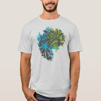 波暗い心の体の波 Tシャツ