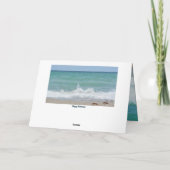 波来の中の幸せ日 カード (裏面)