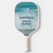 波来の中の幸せ日 ピックルボールラケット (正面)