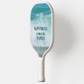 波来の中の幸せ日 ピックルボールラケット (左)