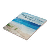 波来の幸せ懸命プラスチックコースター タイル (側面)