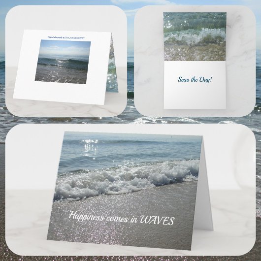 波来の幸せ日の海 カード