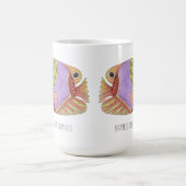 波来の幸せ魚のマグカップ コーヒーマグカップ (中央)