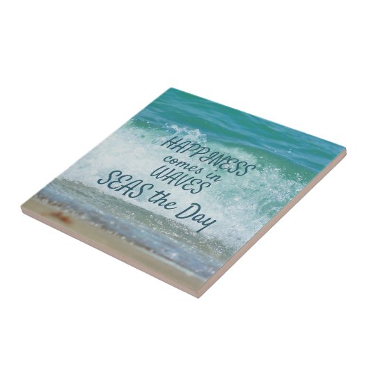 波来の幸せ タイル (側面)