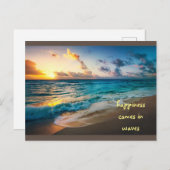 波来の幸せ ポストカード (正面/裏面)