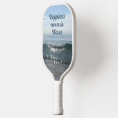 波来の幸せSEAS日の海波 ピックルボールラケット (左)