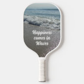 波来の幸せSEAS Day Blue ピックルボールラケット (正面)