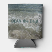 波来海の幸せ日のビーチ 缶クーラー (正面)
