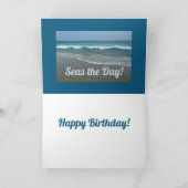 波来海の幸せ日の誕生日 カード (内部)