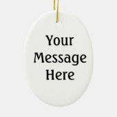 波板、レトロのアールデコ セラミックオーナメント (裏面)