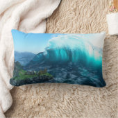 波枕の下で ランバークッション (ブランケット)