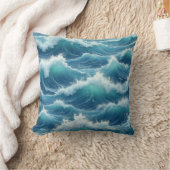 波枕 クッション (ブランケット)