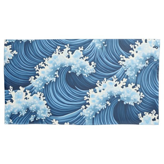 波枕 枕カバー (正面左)