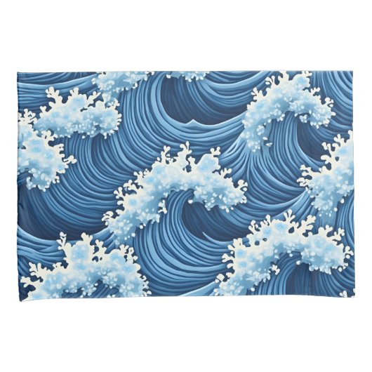 波枕 枕カバー (正面右)