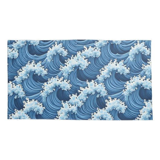 波枕 枕カバー (裏面)