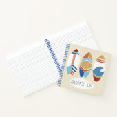 波止め！サーフボード ノートブック (内部)