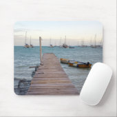 波止場とロブスターポット マウスパッド (マウス)