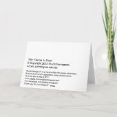 波止場のフェリー カード (裏面)