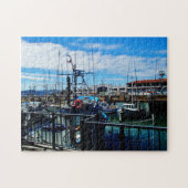 波止場のボート ジグソーパズル (横)