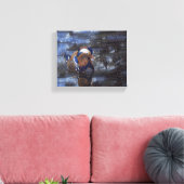 「波止場の上の翼 – 平和な脱出」 キャンバスプリント (インサイチュ (リビング))