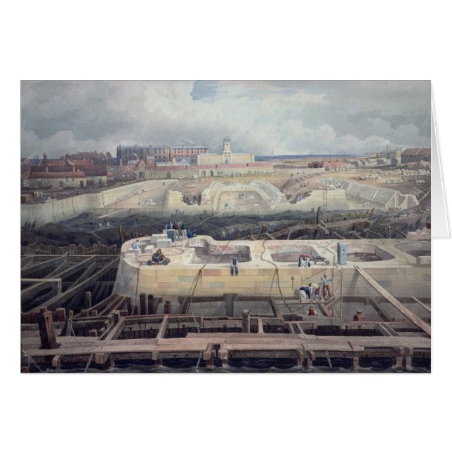 波止場の建築 (正面横)