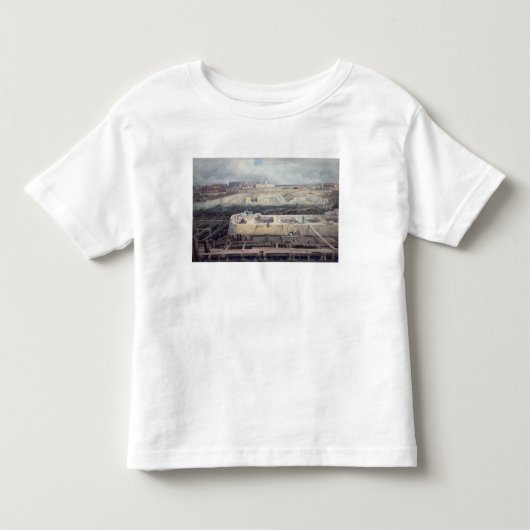 波止場の建築 トドラーTシャツ (正面)