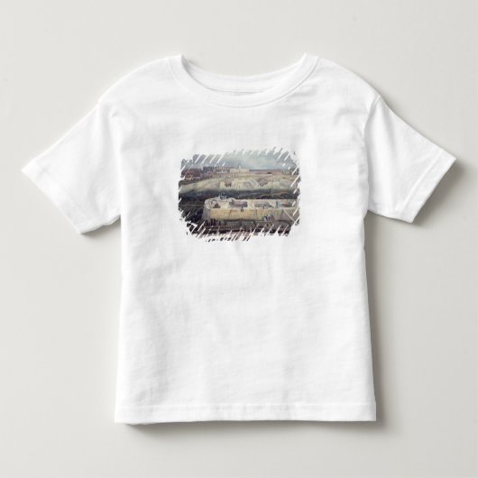 波止場の建築 トドラーTシャツ (正面)
