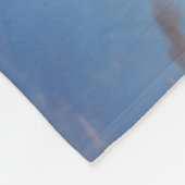 波止場の日の出 フリースブランケット (角)