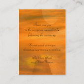 波止場の結婚夕日 エンクロージャーカード (裏面)