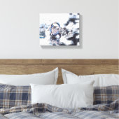 波止場の翼 – 平和な脱出» キャンバスプリント (インサイチュ (寝室))