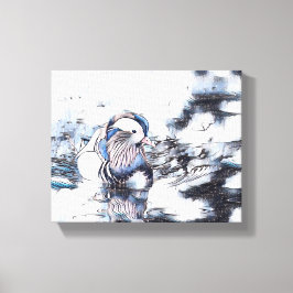 波止場の翼 – 平和な脱出» キャンバスプリント