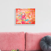 波止場の翼 – 平和な脱出» キャンバスプリント (インサイチュ (リビング))