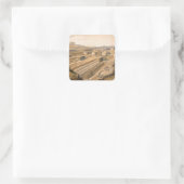 波止場はセバストポリのプレート「The Seat of War i」より スクエアシール (バッグ)